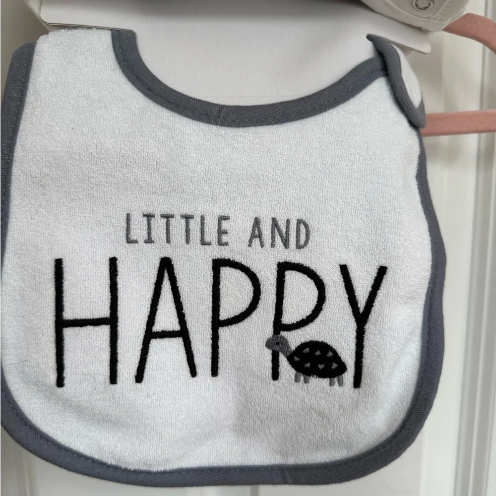 Carter's Black and Gray Bibs Soft Absorbent Accessories - Picture 3 of 4